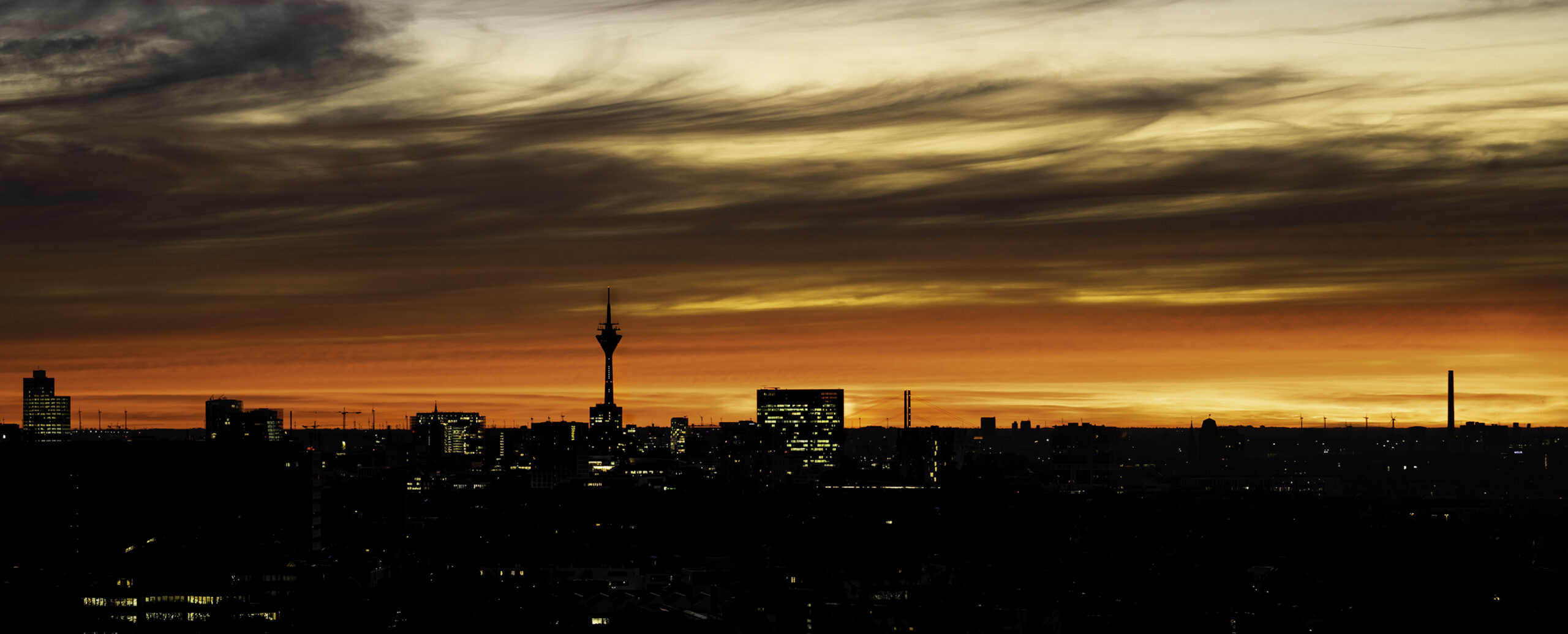 Sonnenuntergang_Düsseldorf